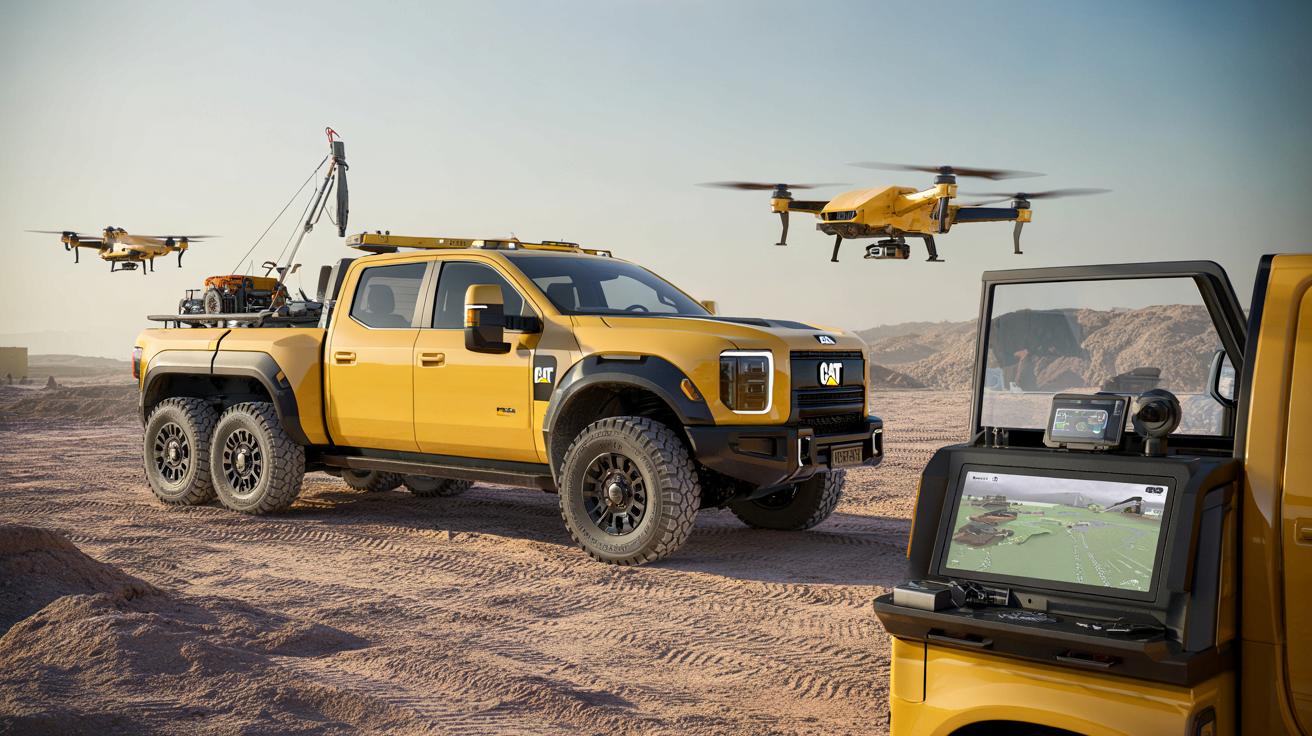 Caterpillar zaskakuje: nowy pick-up 4×4 zamiast buldożera