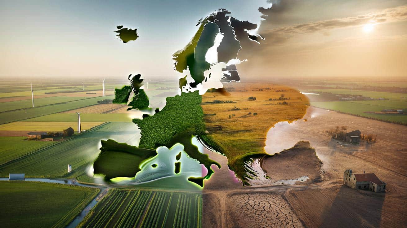 Mapa przyszłości rolnictwa wskazuje regiony, w których ceny ziemi mogą spaść nawet o 60 procent