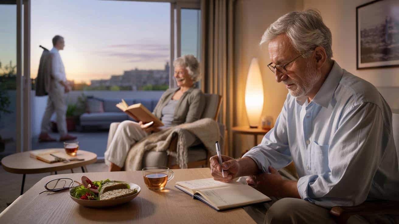 Chcesz spokojniejszej emerytury? Zacznij od tych 5 wieczornych nawyków