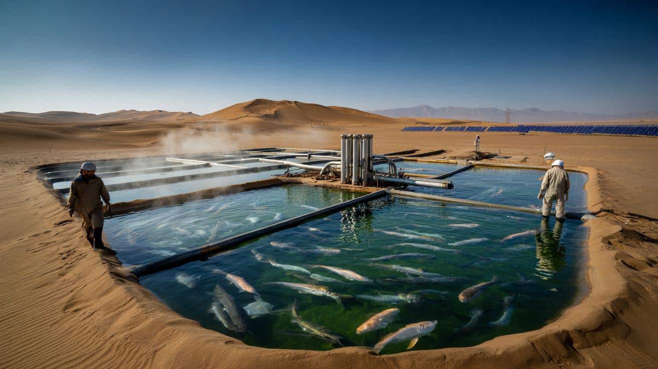Chińczycy hodują ryby na środku pustyni. Taklamakan zmienia się nie do poznania
