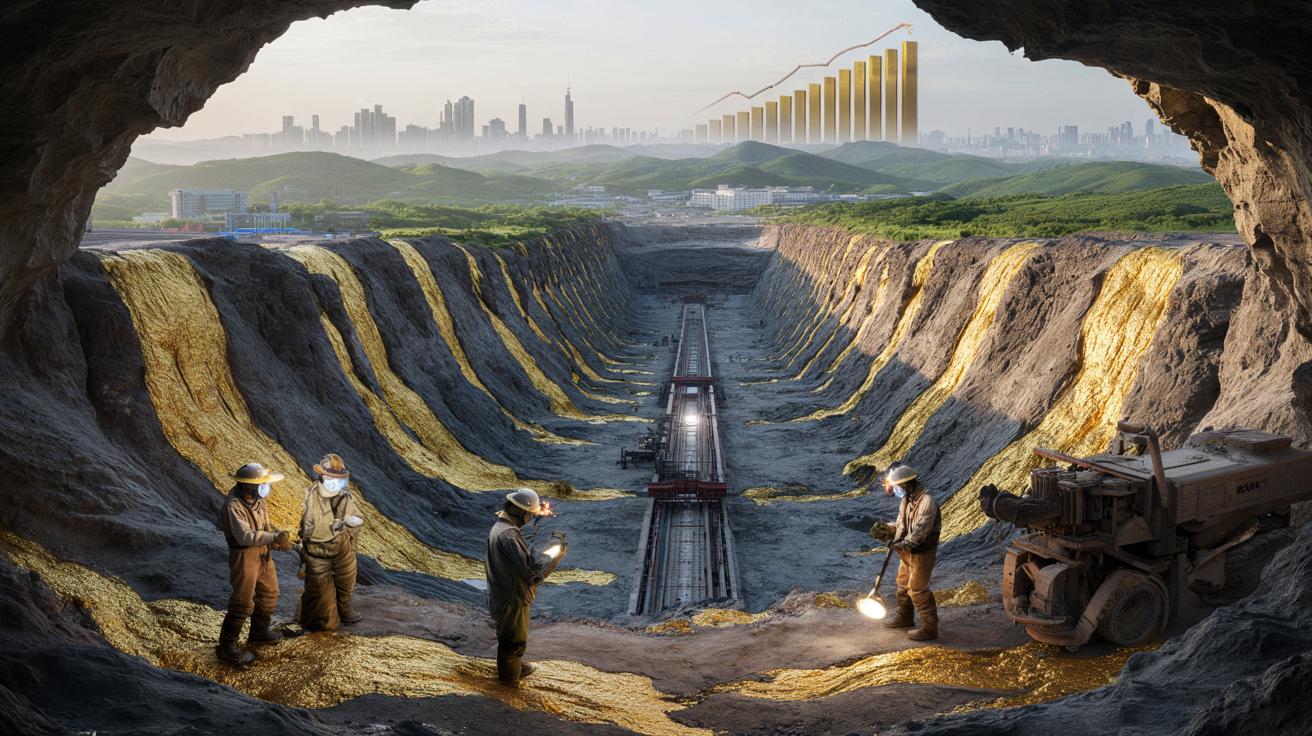 Chińczycy trafili na żyłę złota wartą fortunę. 80 mld dolarów pod ziemią