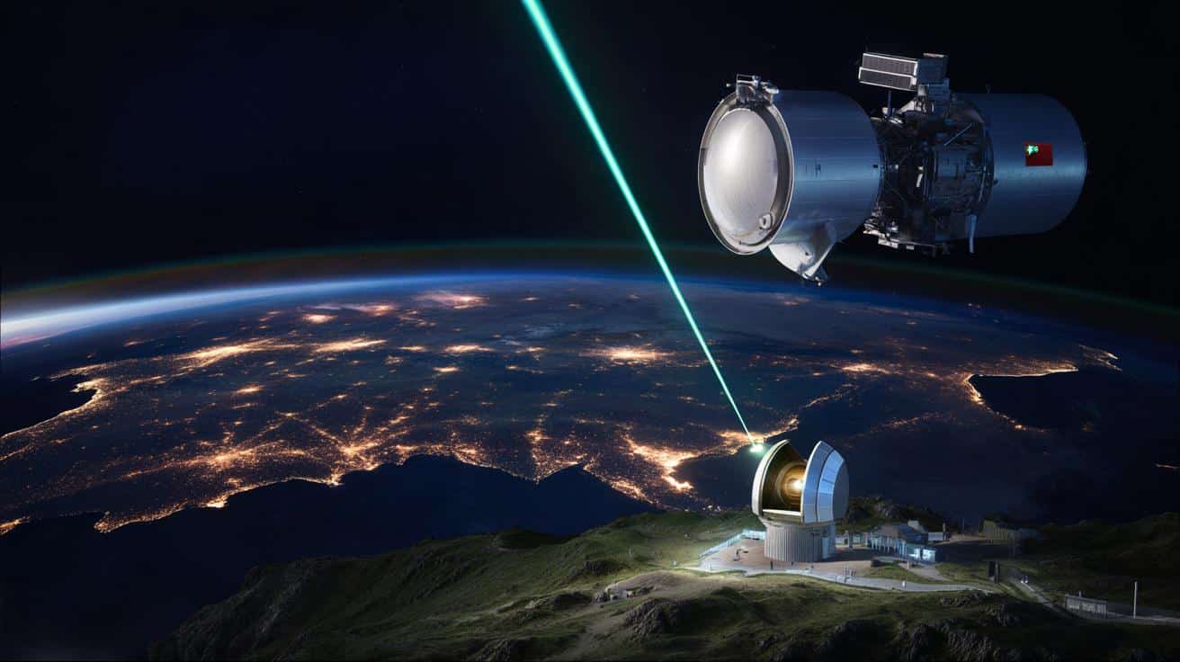 Chiński satelita laserowy bije Starlink: rekordowy przekaz z 36 tys. km
