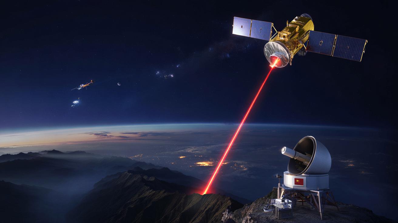 Chiński satelita laserowy zawstydza Starlink: gigabit z orbity 36 tys. km