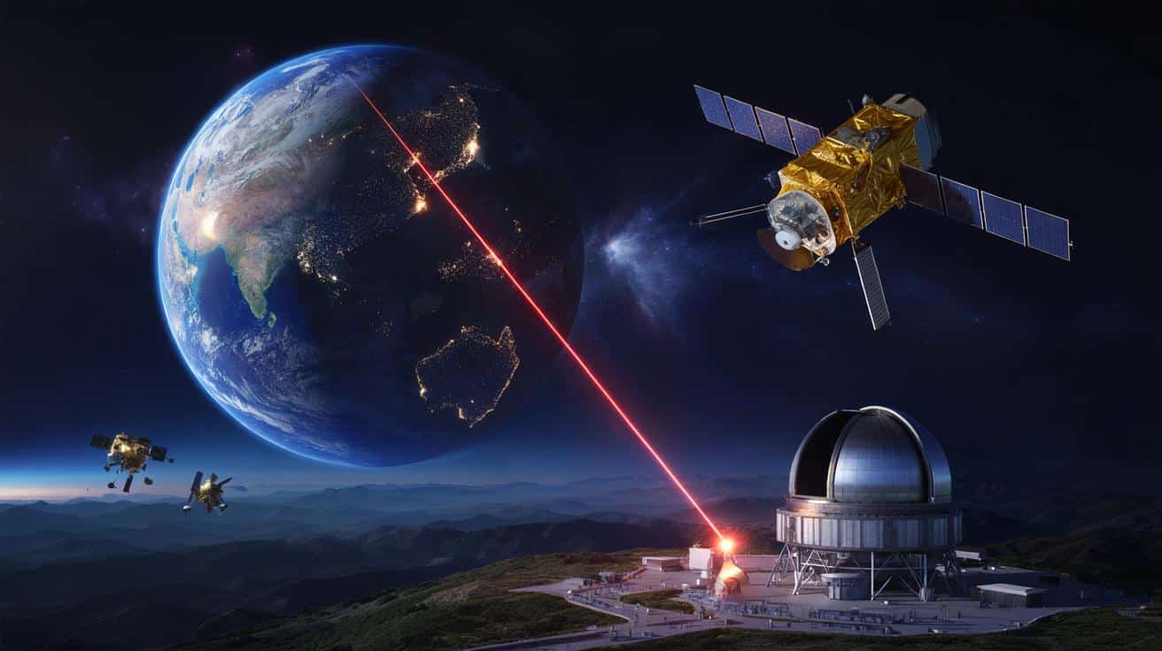 Chiński satelita laserowy zawstydza Starlink. 1 Gb/s z orbity 36 tys. km