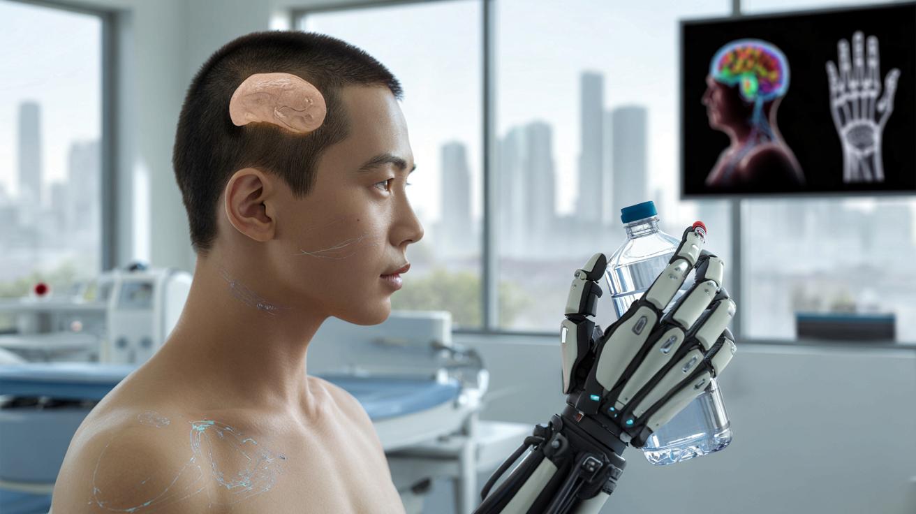 Chiny dopuszczają na rynek implant mózgu sterujący dłonią myślą