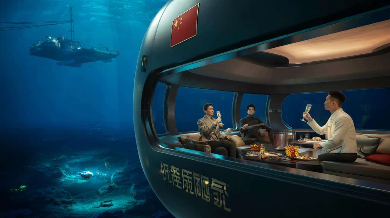 Chiny kuszą najbogatszych nurtem luksusu na głębokości kilometra