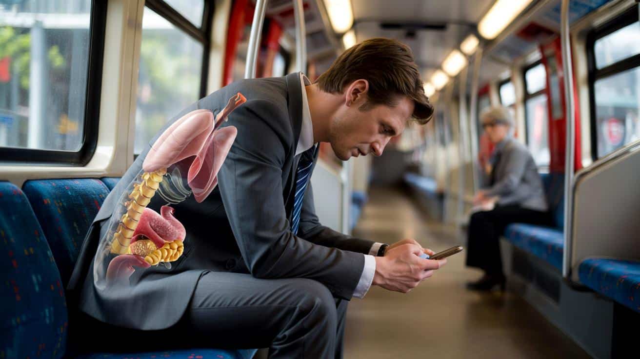 Chodzisz garbiony? Oto co to robi z twoimi organami wewnętrznymi