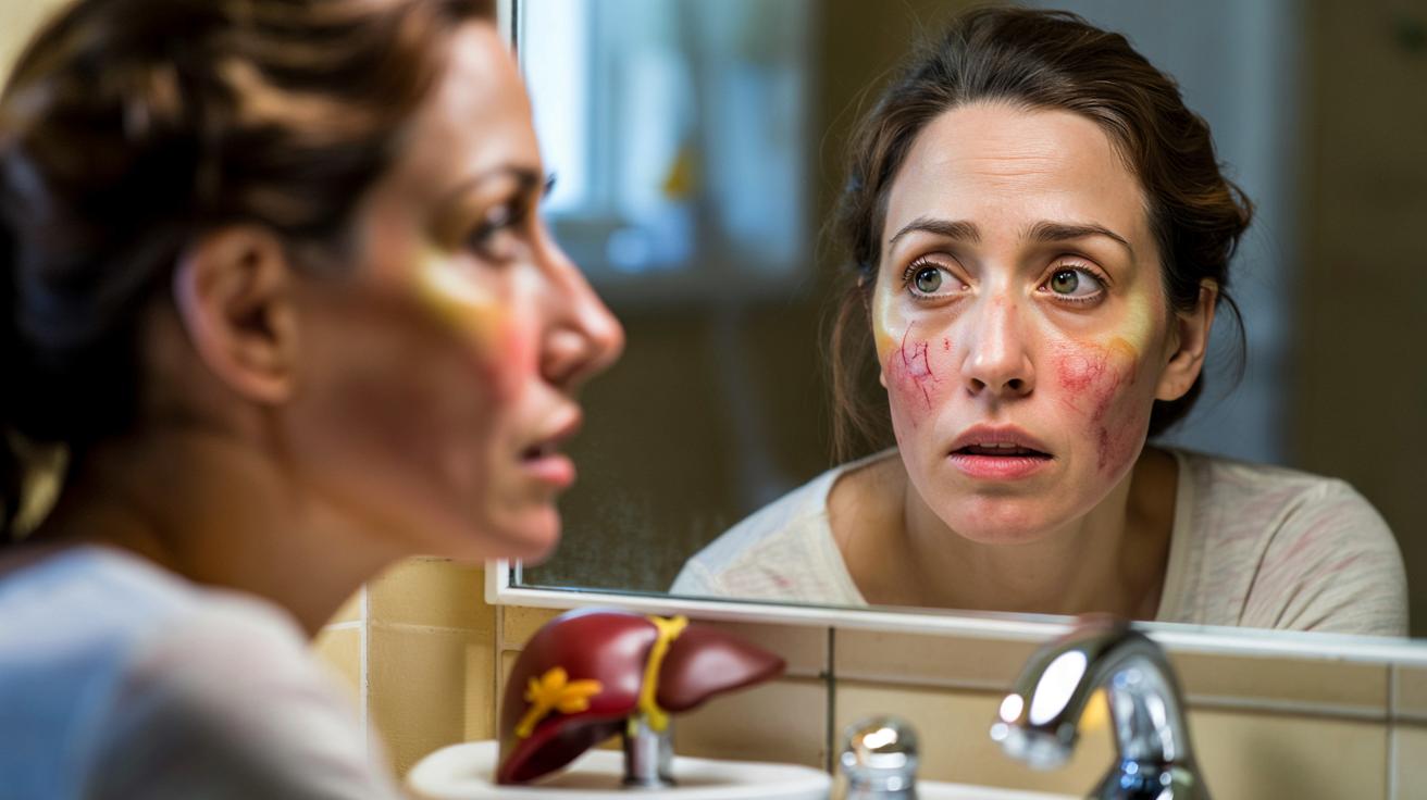 Chora wątroba na twarzy: te sygnały w lustrze lepiej skonsultować