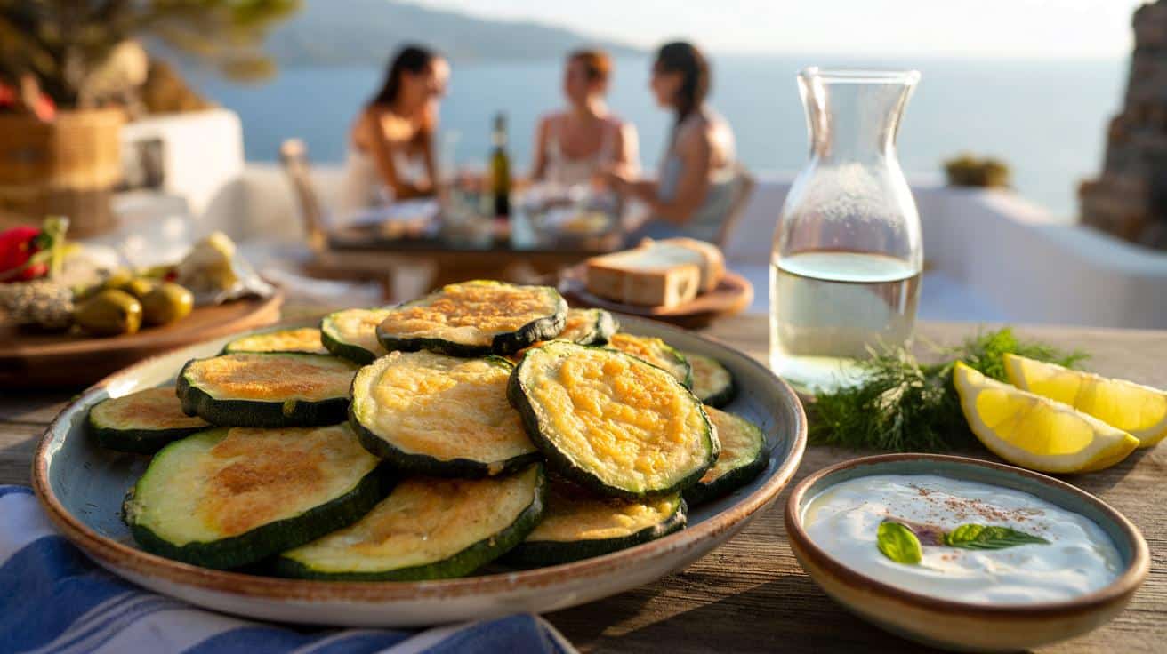 Chrupiące placki z cukinii po grecku: hit każdego domowego spotkania
