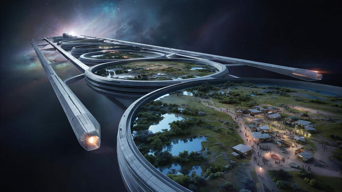 Chrysalis: kosmiczne „miasto” dla 1000 ludzi na 400‑letni rejs