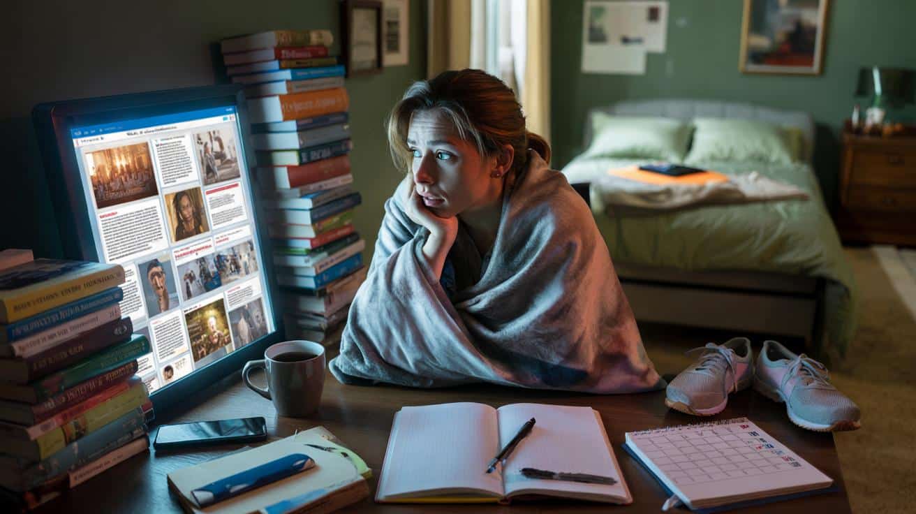 Ciągle czytasz o rozwoju, ale nic nie zmieniasz? Psychologia ma inne wyjaśnienie niż lenistwo