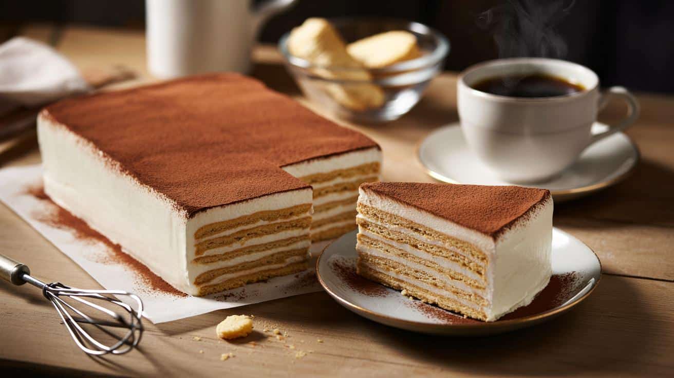 Ciasto z herbatników i kawy bez pieczenia. Proste, a robi wrażenie