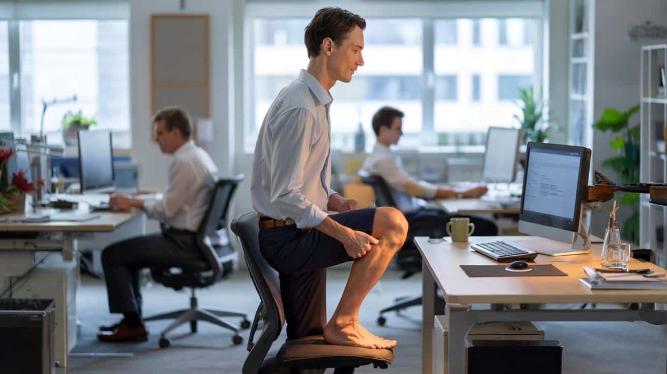 Cierpną ci nogi przy biurku? Ten prosty nawyk co 30 minut robi różnicę