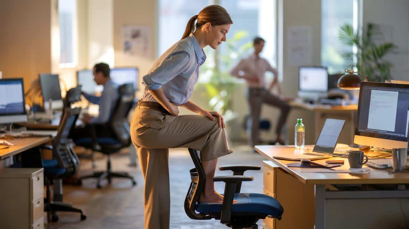 Ciężkie nogi po pracy? Ten dwuminutowy nawyk co 30 minut robi różnicę