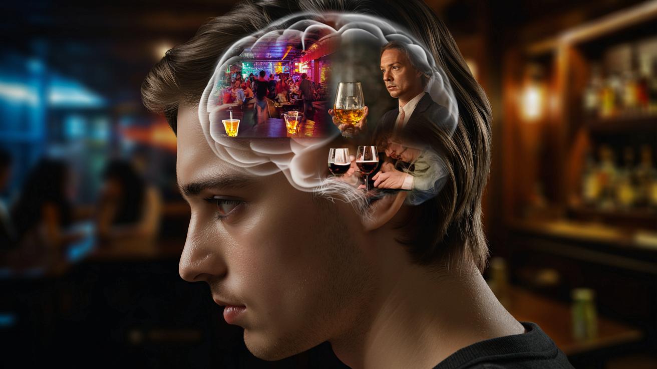 Co dzieje się w mózgu, gdy tylko pomyślisz o alkoholu?