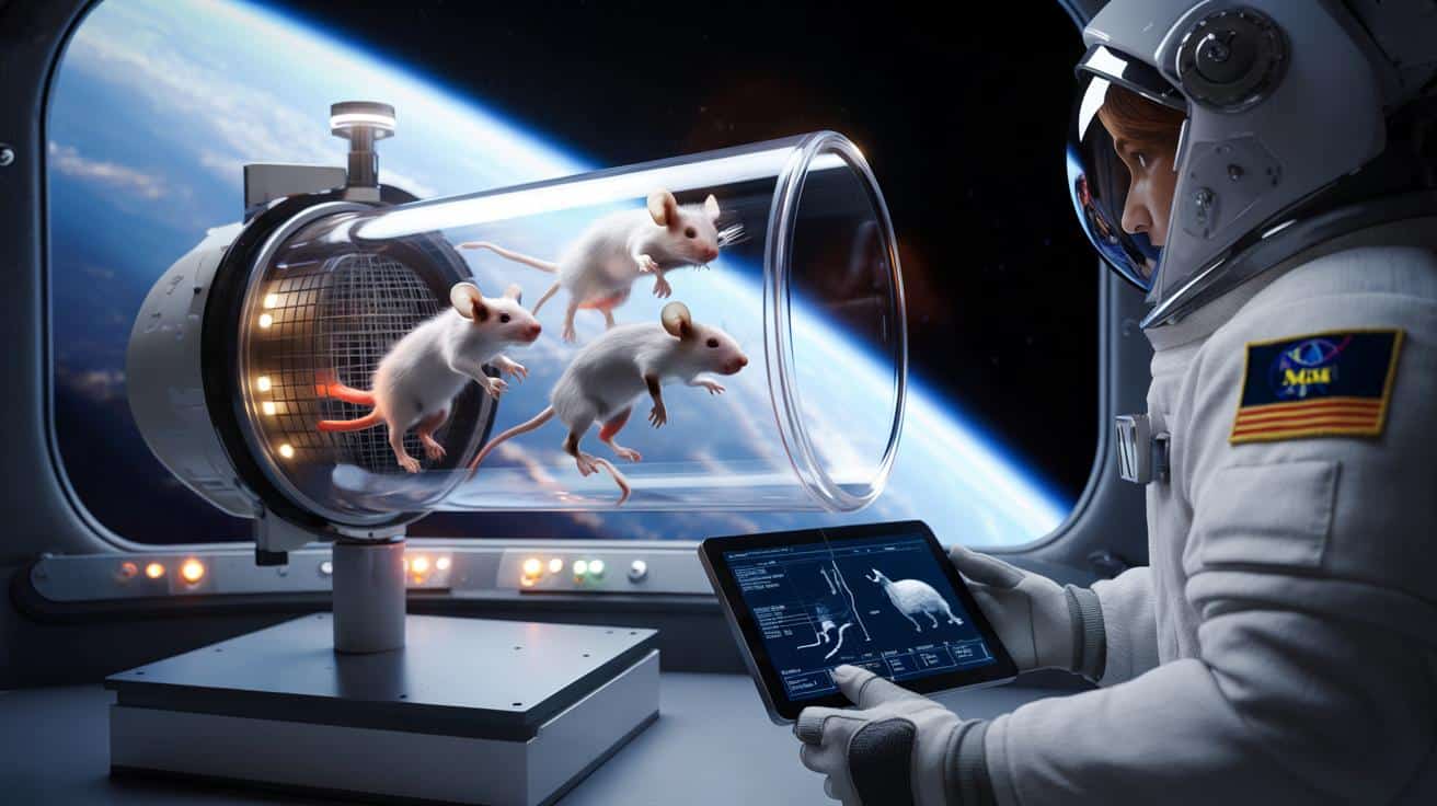 Co dzieje się z mięśniami w kosmosie? Myszki NASA zdradzają granicę bezpieczeństwa