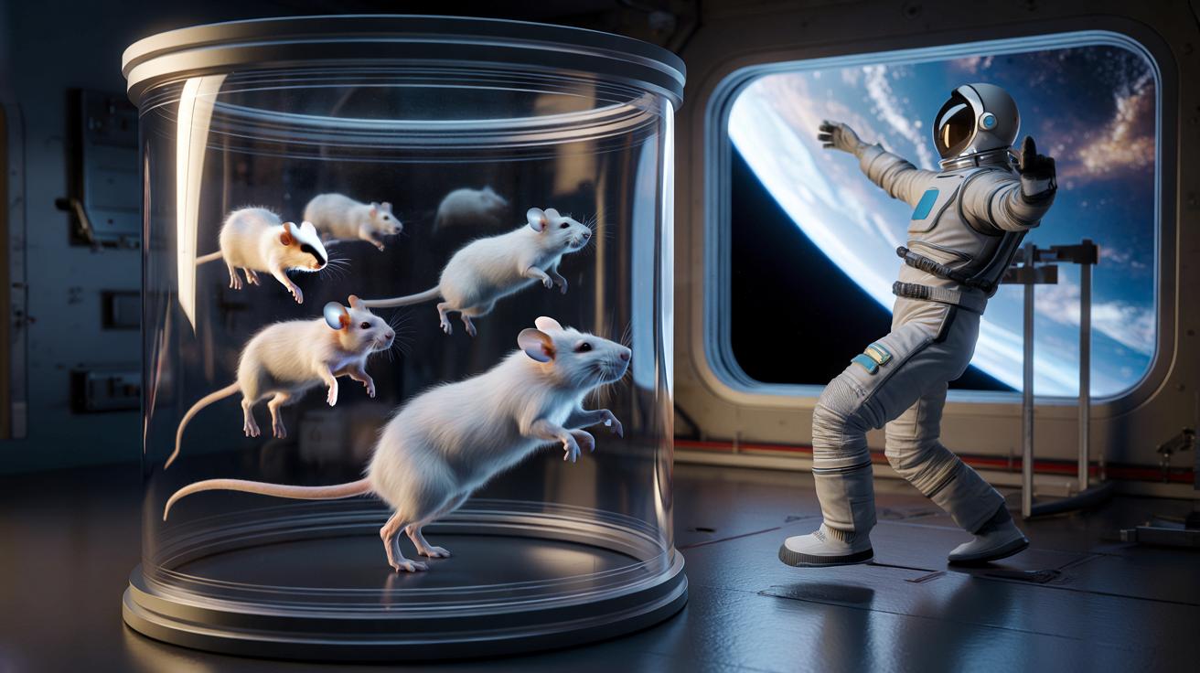 Co dzieje się z mięśniami w kosmosie? Myszy na ISS dały zaskakującą odpowiedź