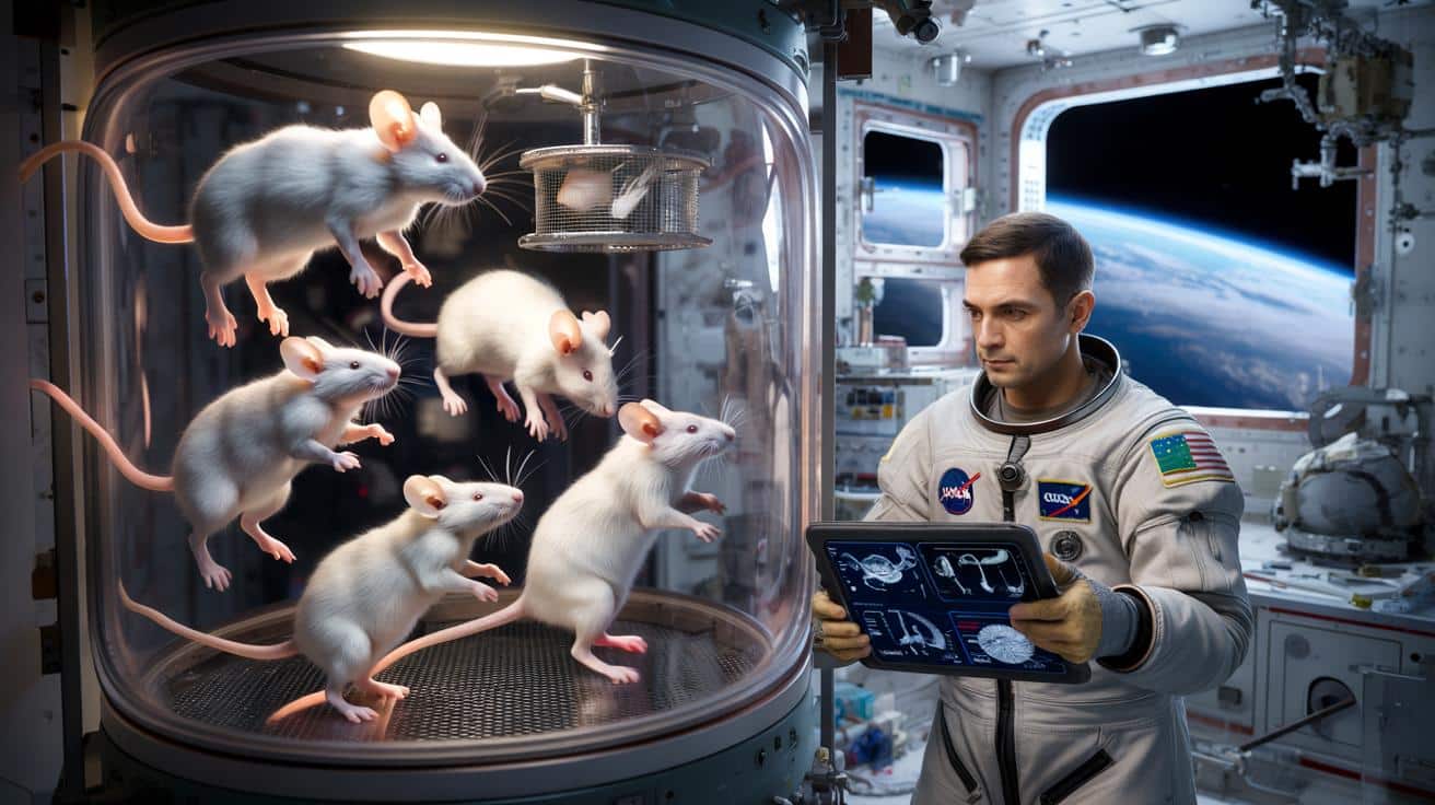 Co dzieje się z mięśniami w kosmosie? NASA wysłała 24 myszy