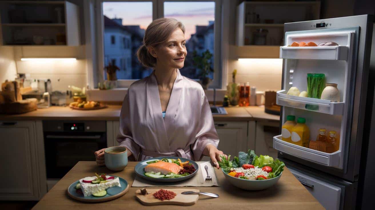 Co jeść na kolację po 50. roku życia, żeby dobrze spać i nie tyć w nocy