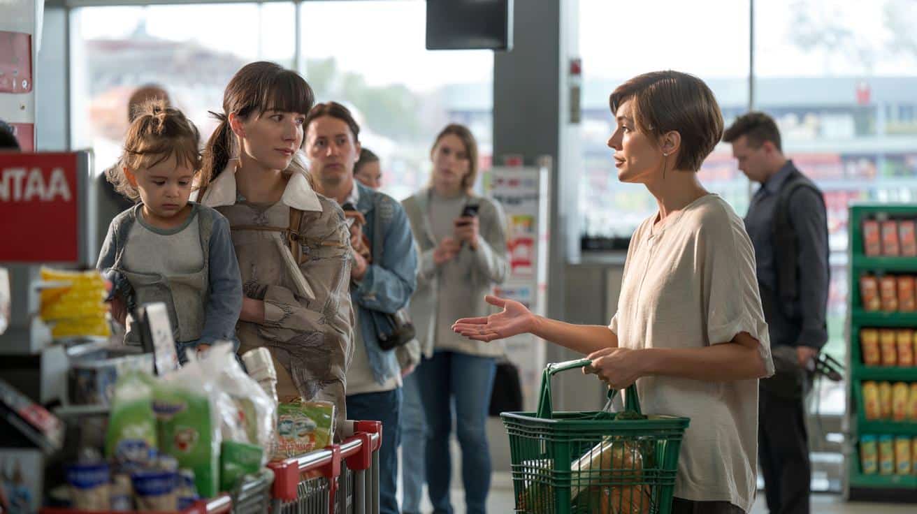 Co o twojej psychice mówi gest przepuszczania innych przy kasie