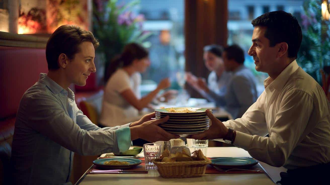 Co o twojej psychice mówi pomaganie kelnerowi sprzątać ze stołu