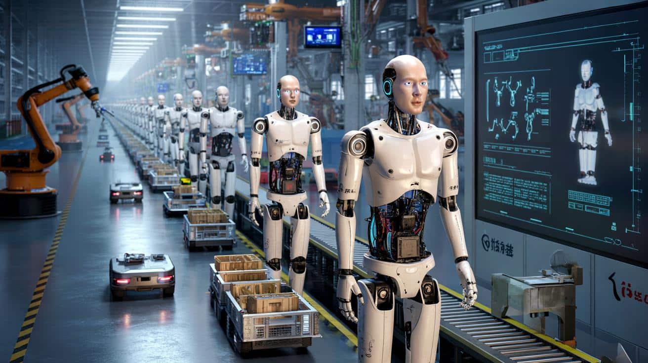 Co pół godziny nowy humanoid zjeżdża z taśmy. Chiny ruszają z fabryką robotów