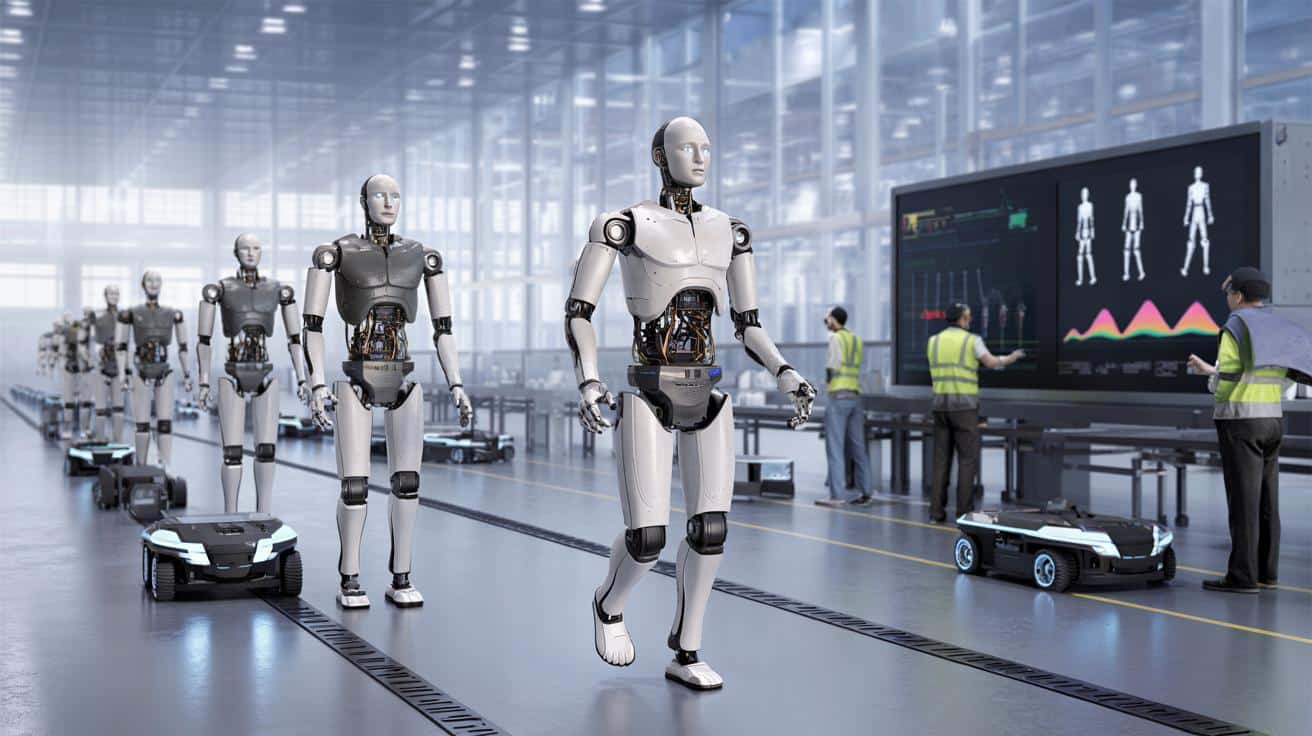Co pół godziny z taśmy zjeżdża humanoid. Chiny wchodzą w erę fabryk robotów