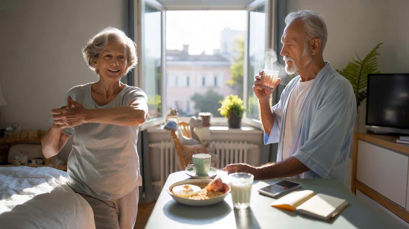 Co robić każdego ranka po 65. roku życia, żeby czuć się lepiej przez resztę dnia