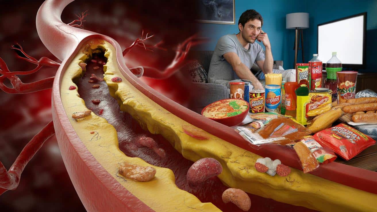 Co się dzieje w twoich naczyniach krwionośnych gdy jesz dużo przetworzonej żywności