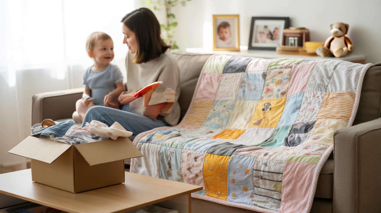 Co zrobić z za małymi body? Genialny sposób na koc pełen wspomnień