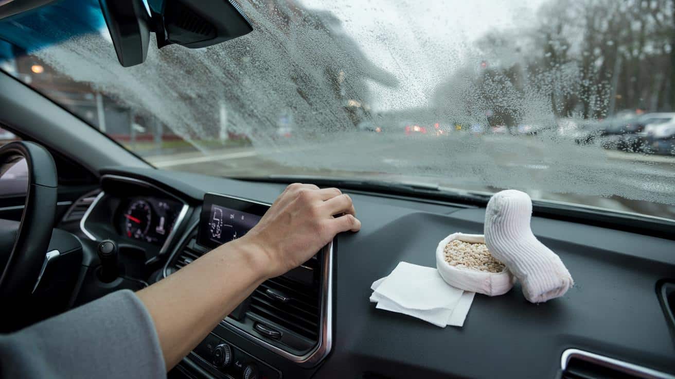 Co zrobić z zaparowaną szybą w samochodzie gdy nie masz pod ręką specjalnego preparatu