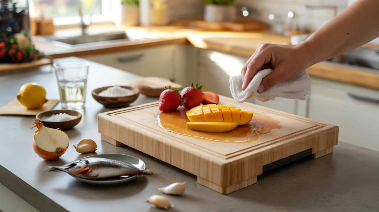 Co zrobić żeby drewniana deska do krojenia nie wchłaniała zapachów