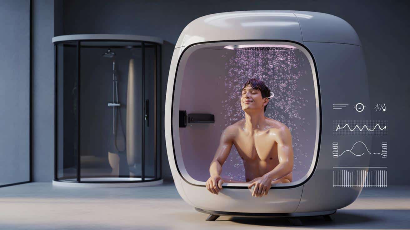 Coraz mniej pryszniców, coraz więcej kapsuł myjących. O co chodzi?