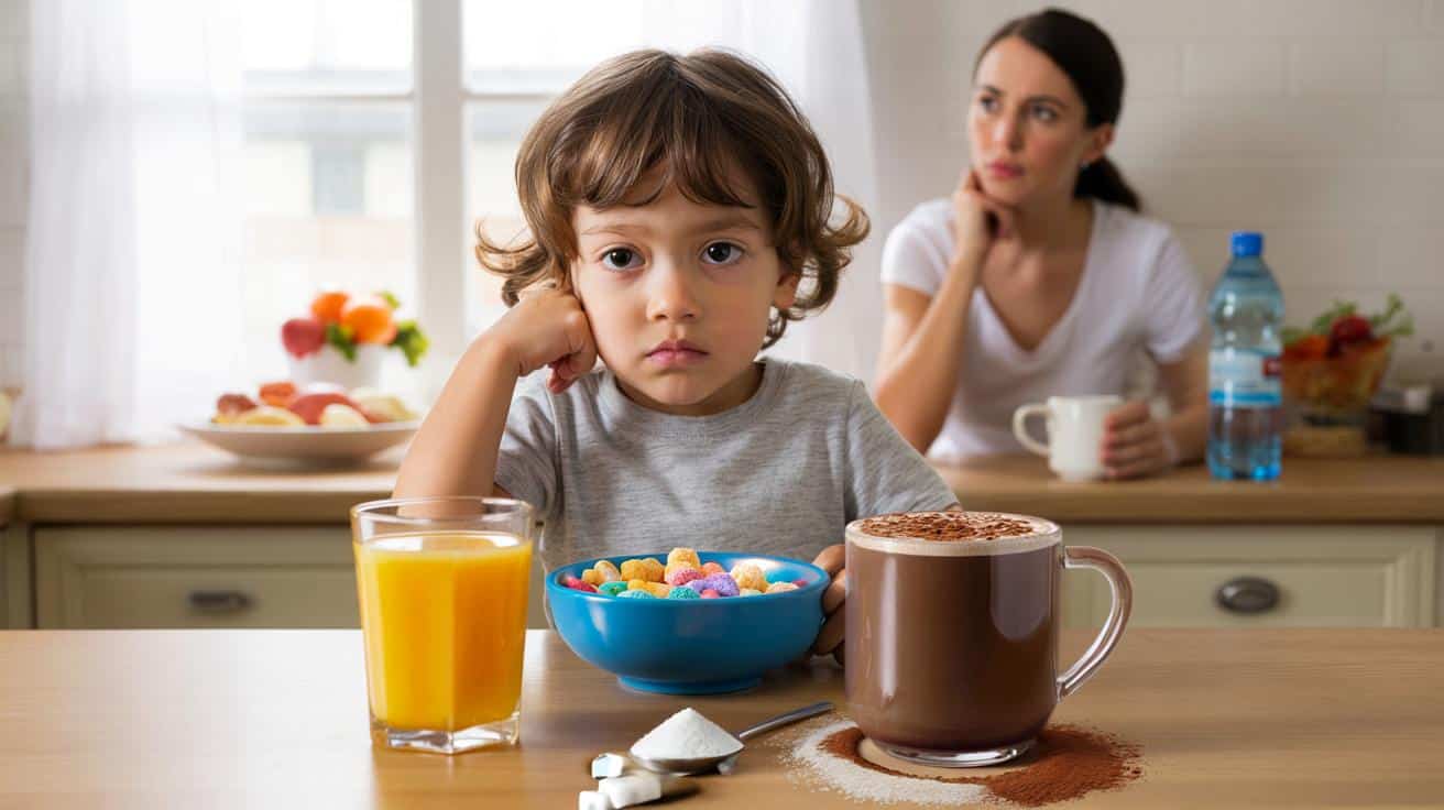 „Cukrowy strzał” na śniadanie? Ekspertka ostrzega przed popularnymi napojami dla dzieci
