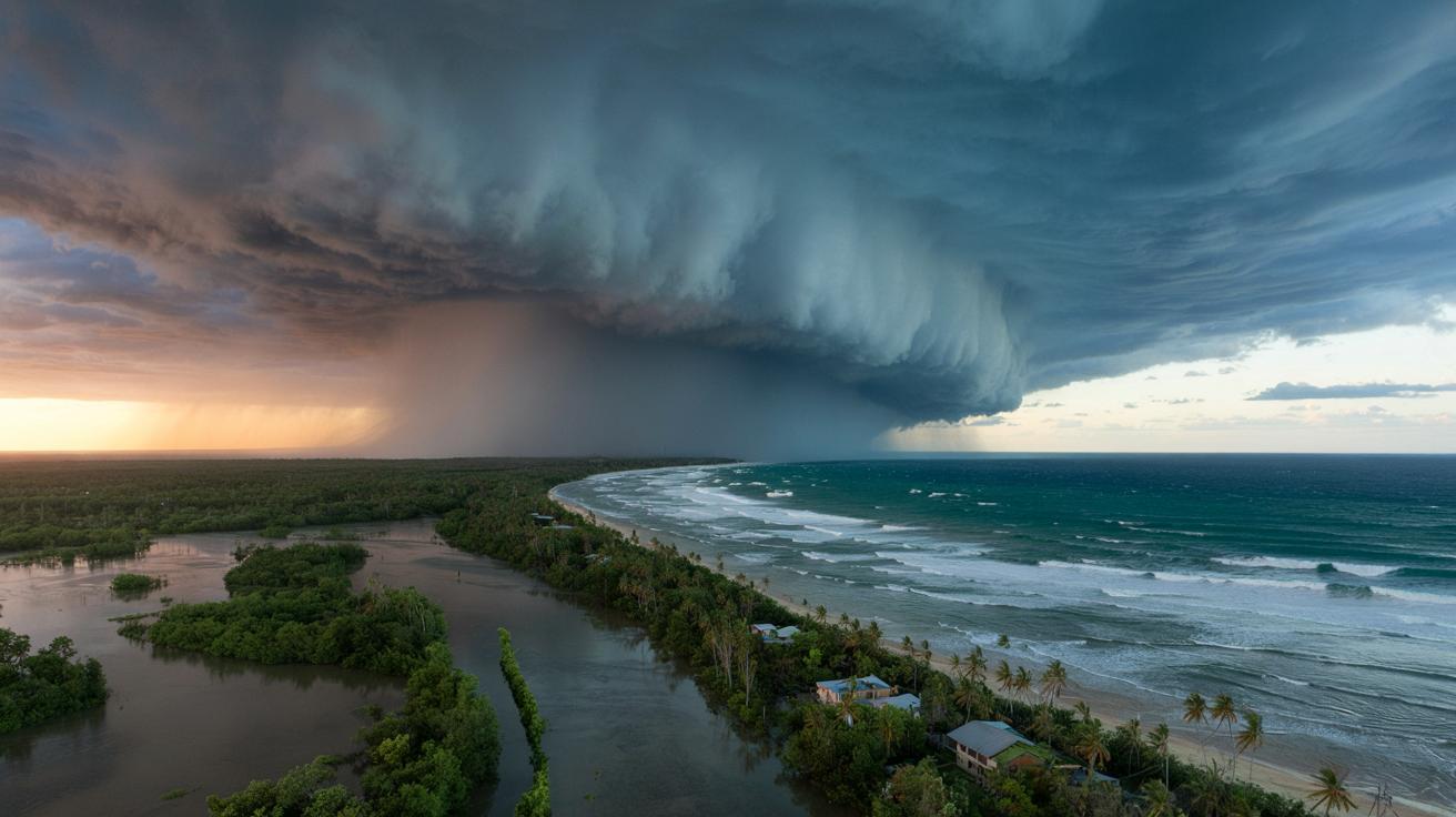 Cyklon Narelle uderzy w Australię z wiatrem do 260 km/h