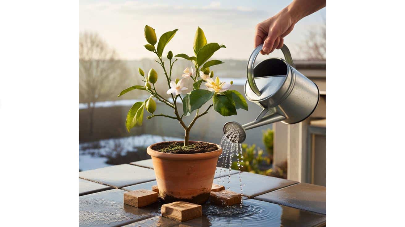 Cytryna w doniczce w marcu: jedno podlewanie decyduje o kwiatach