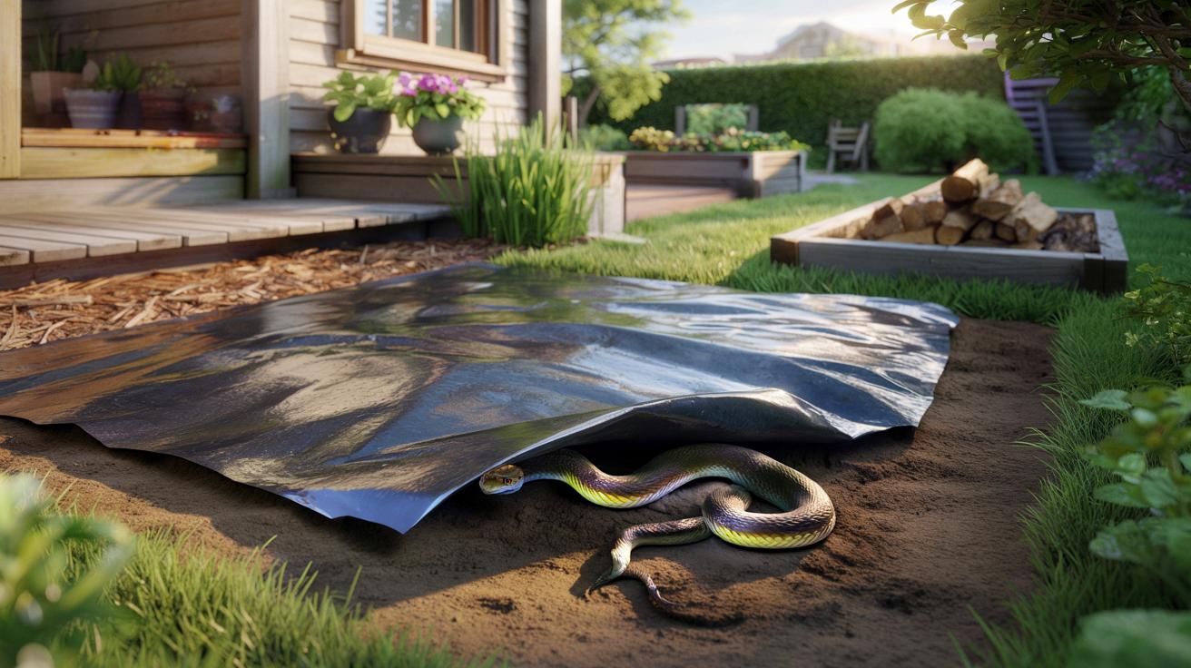 Czarna folia w ogrodzie przyciąga żmije. Jeden błąd, który łatwo poprawić