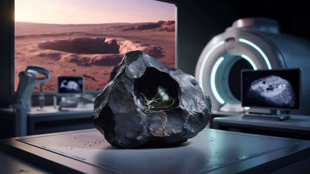 Czarna skała z Marsa kryje zadziwiająco dużo bardzo starej wody