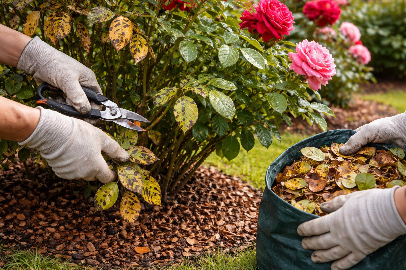 Czarne plamy niszczą róże? Zrób to do końca kwietnia, uratujesz krzewy