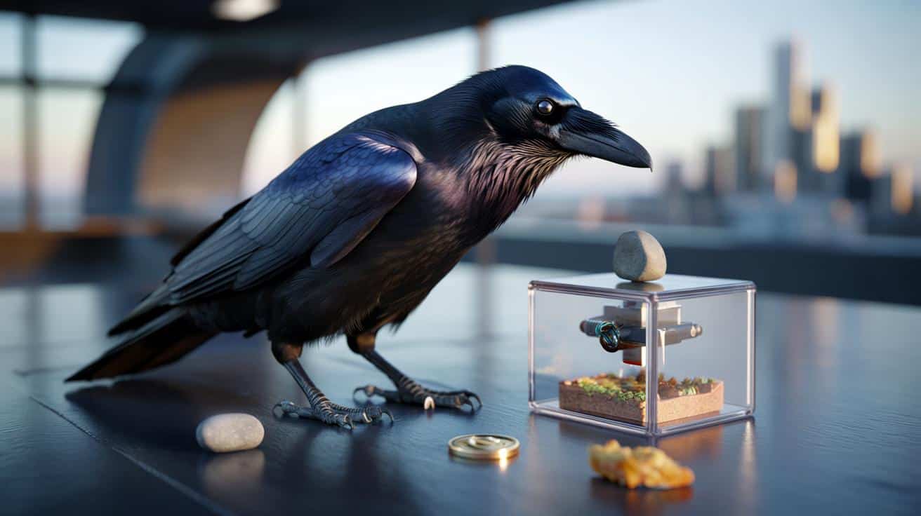 Czarny „architekt przyszłości”. Niezwykła inteligencja kruków zaskakuje naukowców