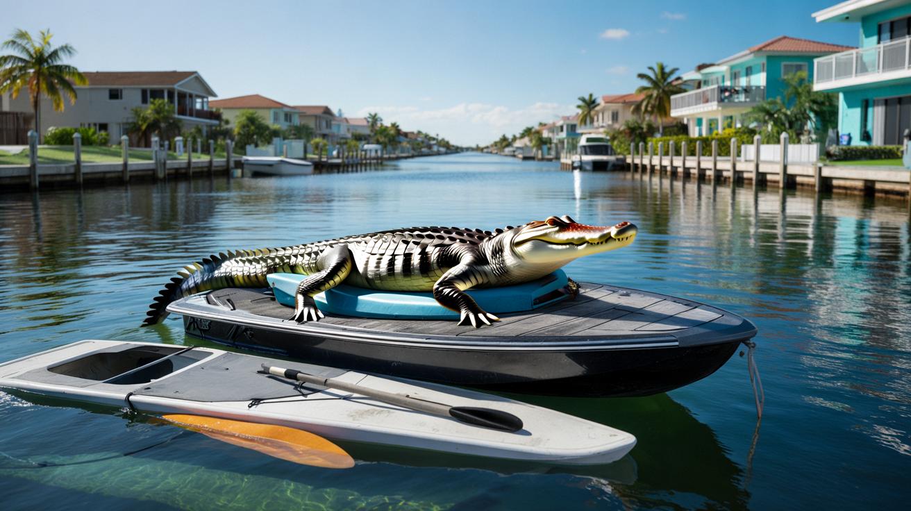 Czemu krokodyle wsiadają na jet‑ski? Zaskakujący efekt życia wśród betonu