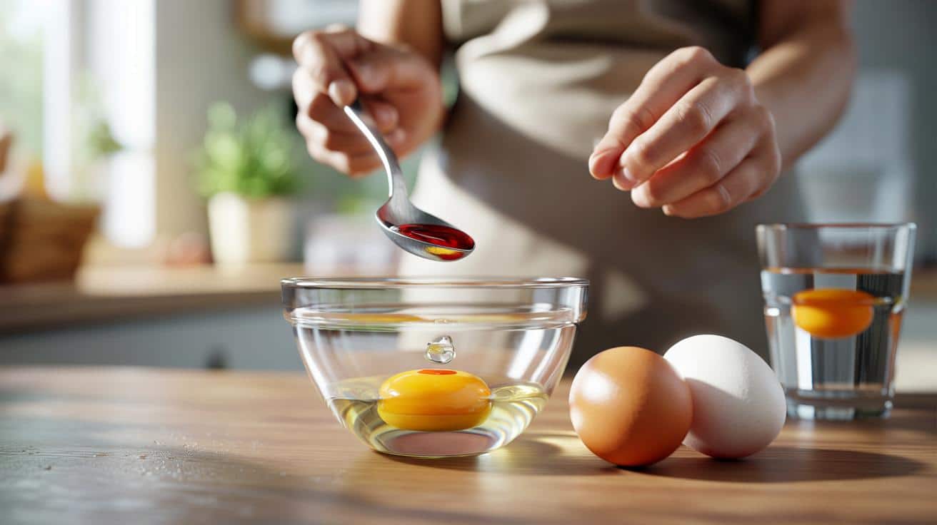 Czerwona kropka w żółtku jajka. Czy trzeba wyrzucić całe jajko?