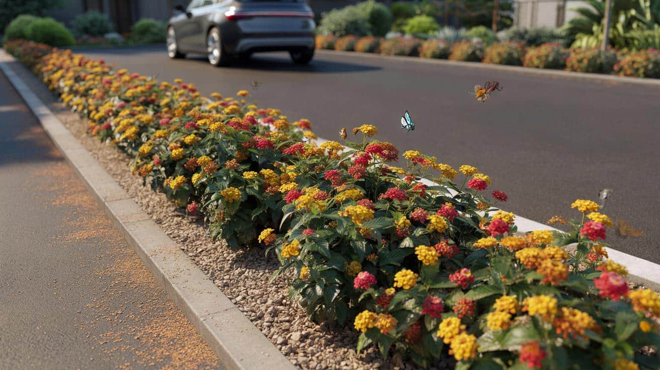 Czerwony krzew, który kocha asfalt i upał: hit na obrzeża podjazdu