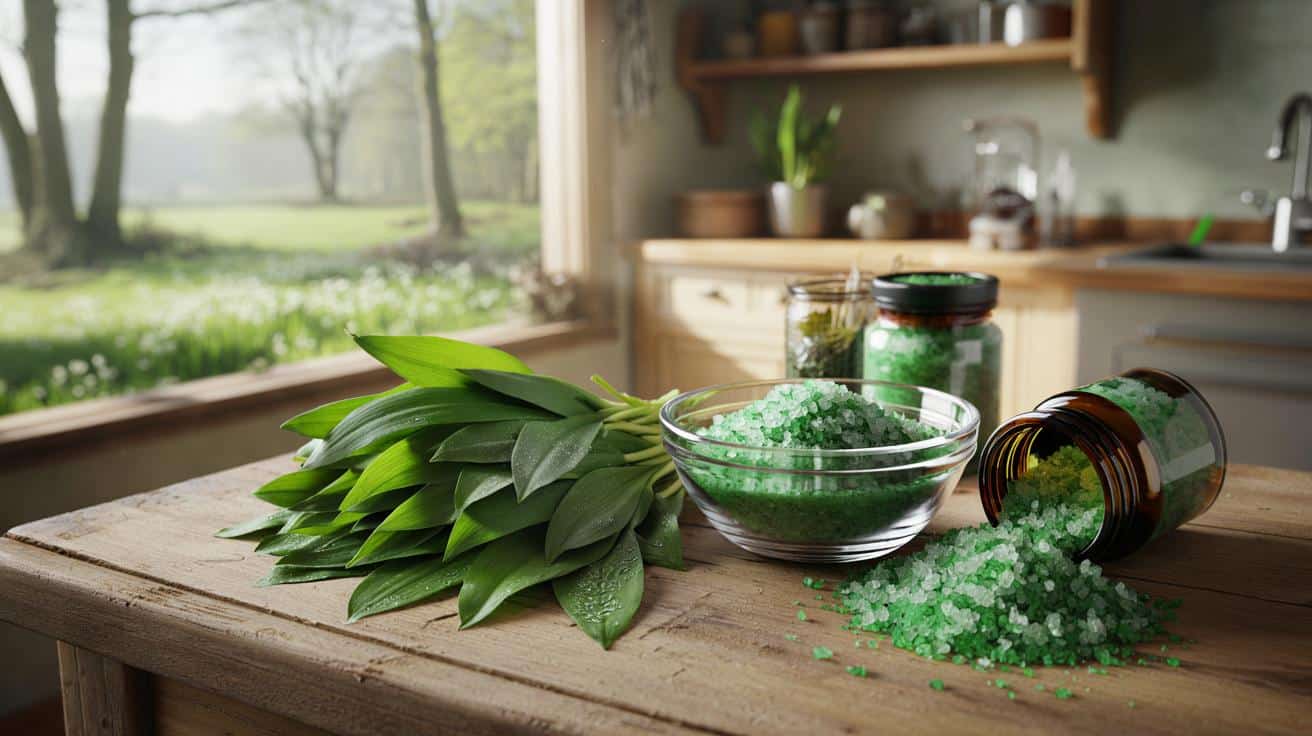 Czosnek niedźwiedzi w marcu: prosty trik, by mieć go cały rok