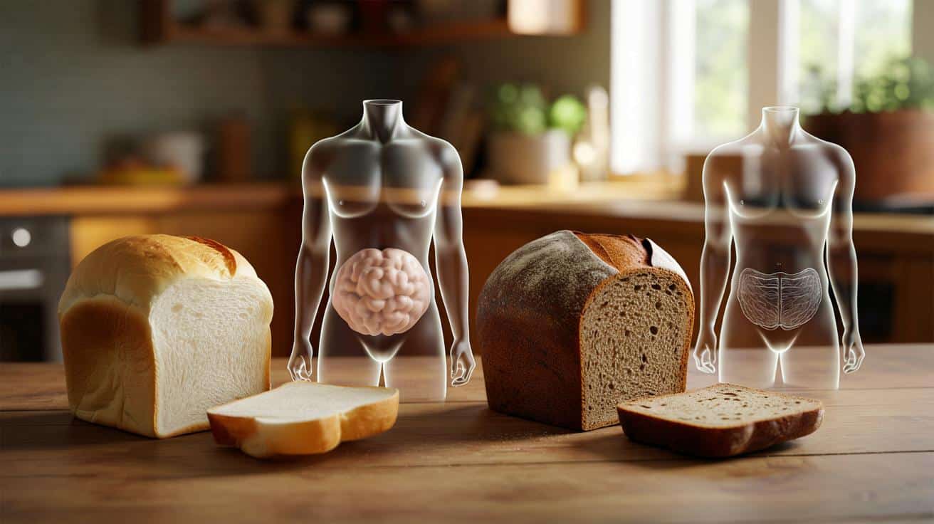 Czy biały chleb naprawdę bardziej „puchnie” w brzuchu niż pełnoziarnisty?