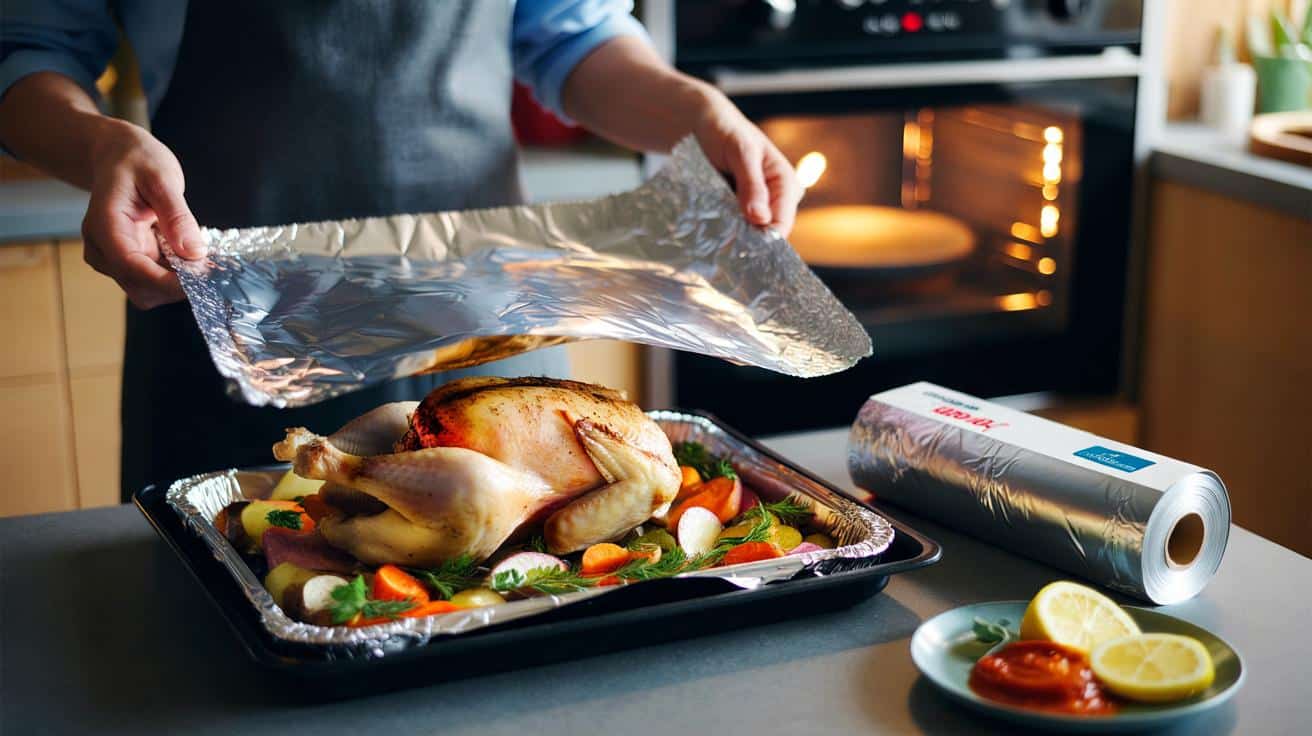 Czy błyszcząca strona folii aluminiowej naprawdę piecze lepiej?