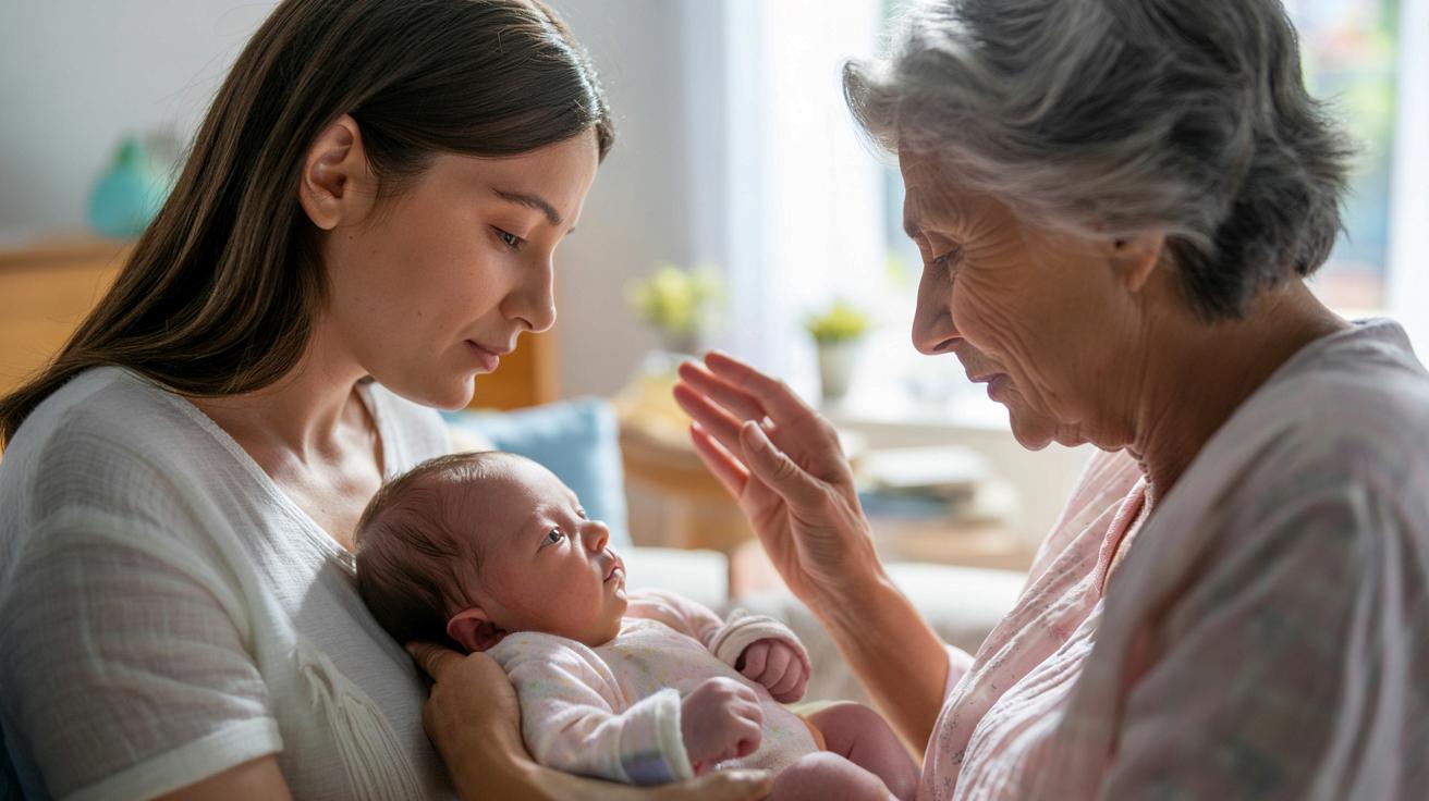 Czy dziadkowie powinni całować noworodka? Lekarze nie mają wątpliwości