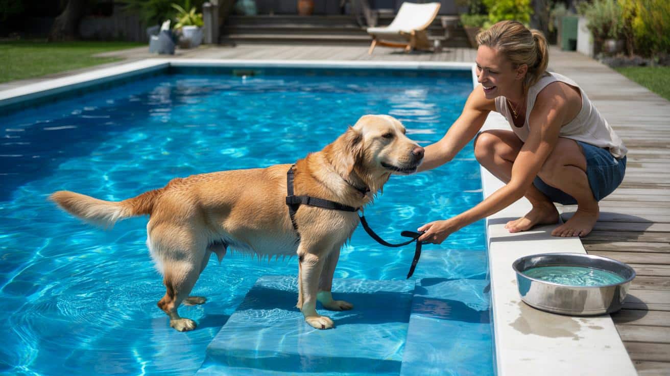 Czy pies może kąpać się w basenie? Weterynarze rozwiewają wątpliwości