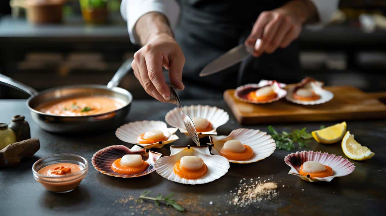 Czy pomarańczowa część przegrzebka jest jadalna? Prawda z kuchni i z nauki