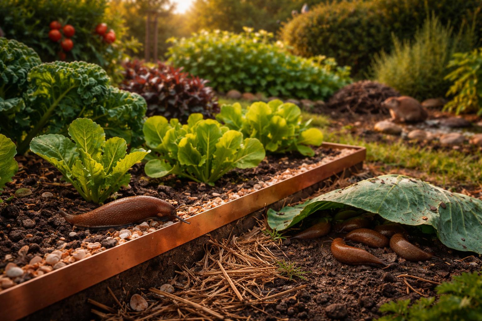 Czy ślimaki same „ogarną” ogród warzywny, czy trzeba reagować?